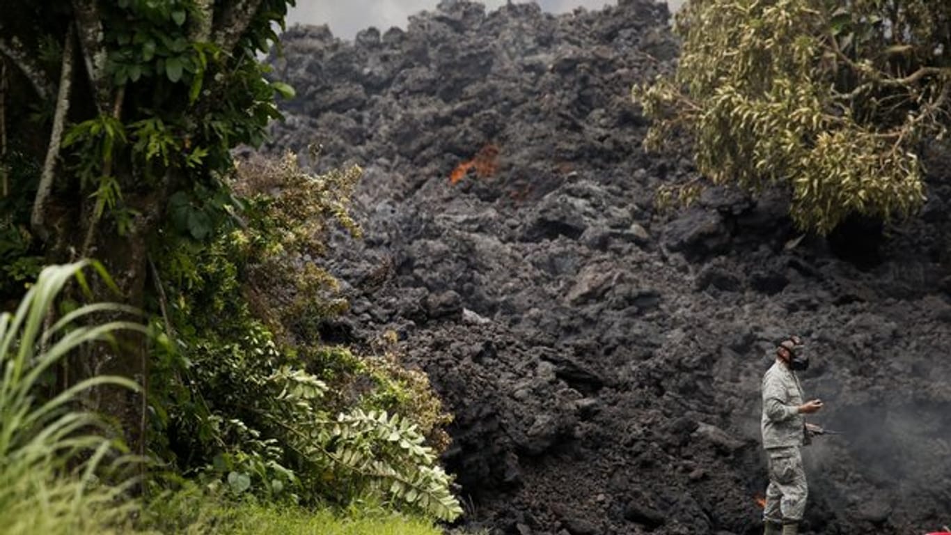 Der Kilauea Vulkan auf Hawaii gibt keine Ruhe.
