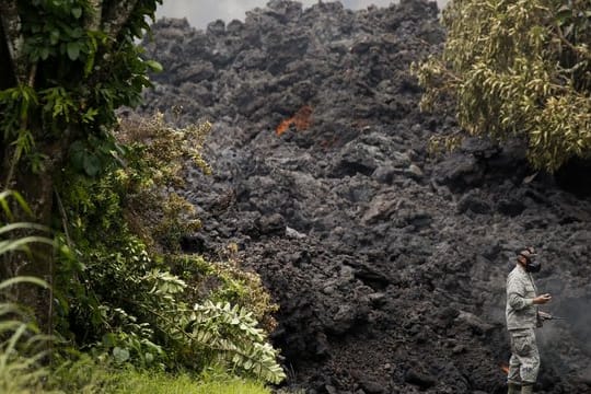 Der Kilauea Vulkan auf Hawaii gibt keine Ruhe.