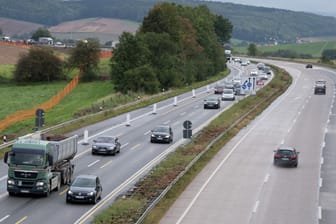 Die A7 bei Northeim: Hier kam es nach einem schweren Lkw-Unfall zu einer Vollsperrung. (Archivbild)