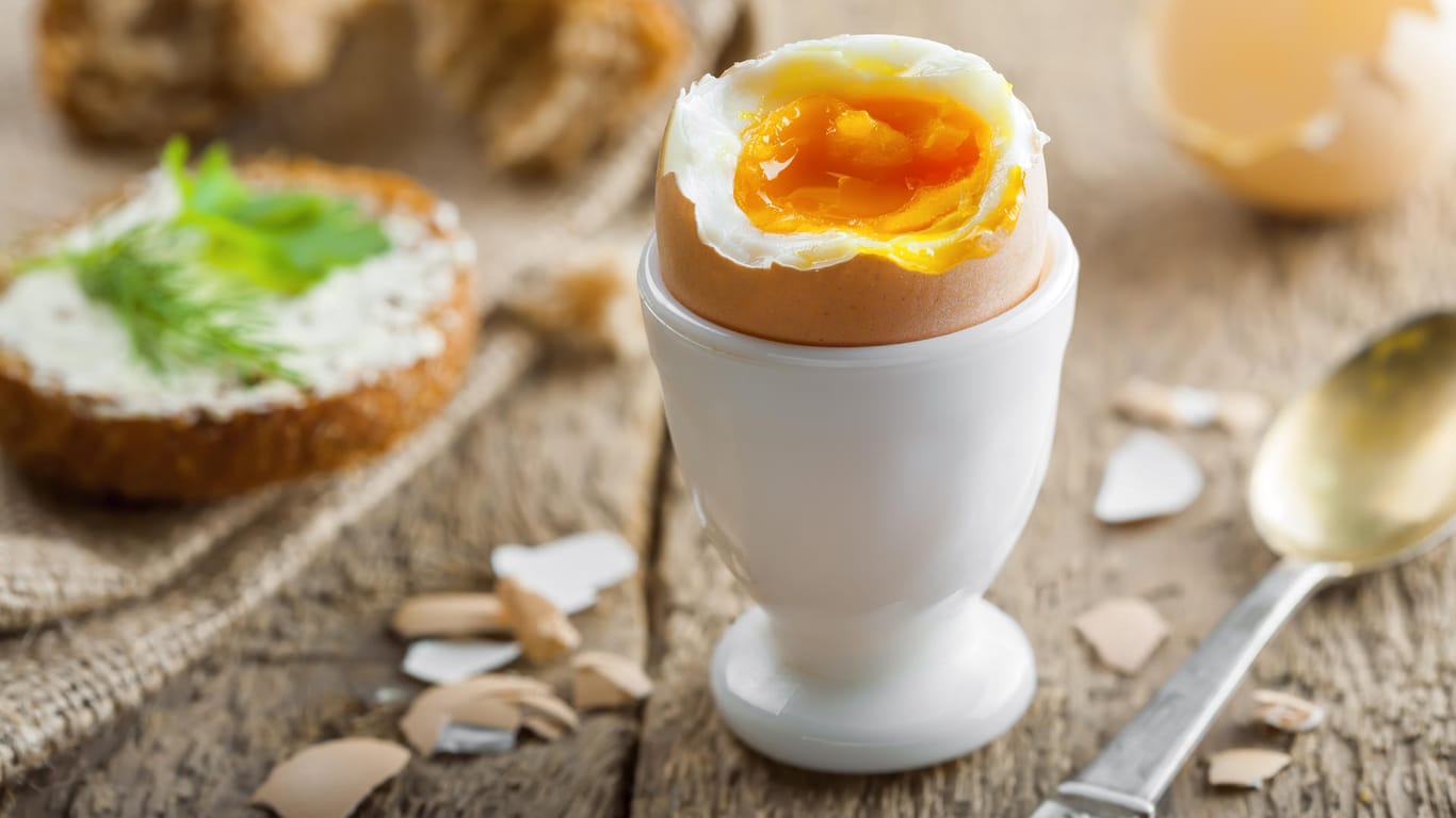 Frühstücksei: Eier enthalten wichtige Proteine und Vitamine.