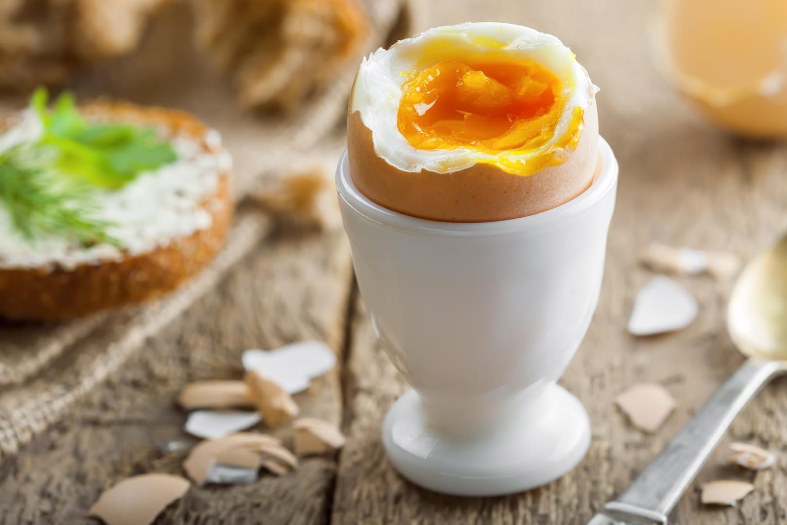 Frühstücksei: Eier enthalten wichtige Proteine und Vitamine.