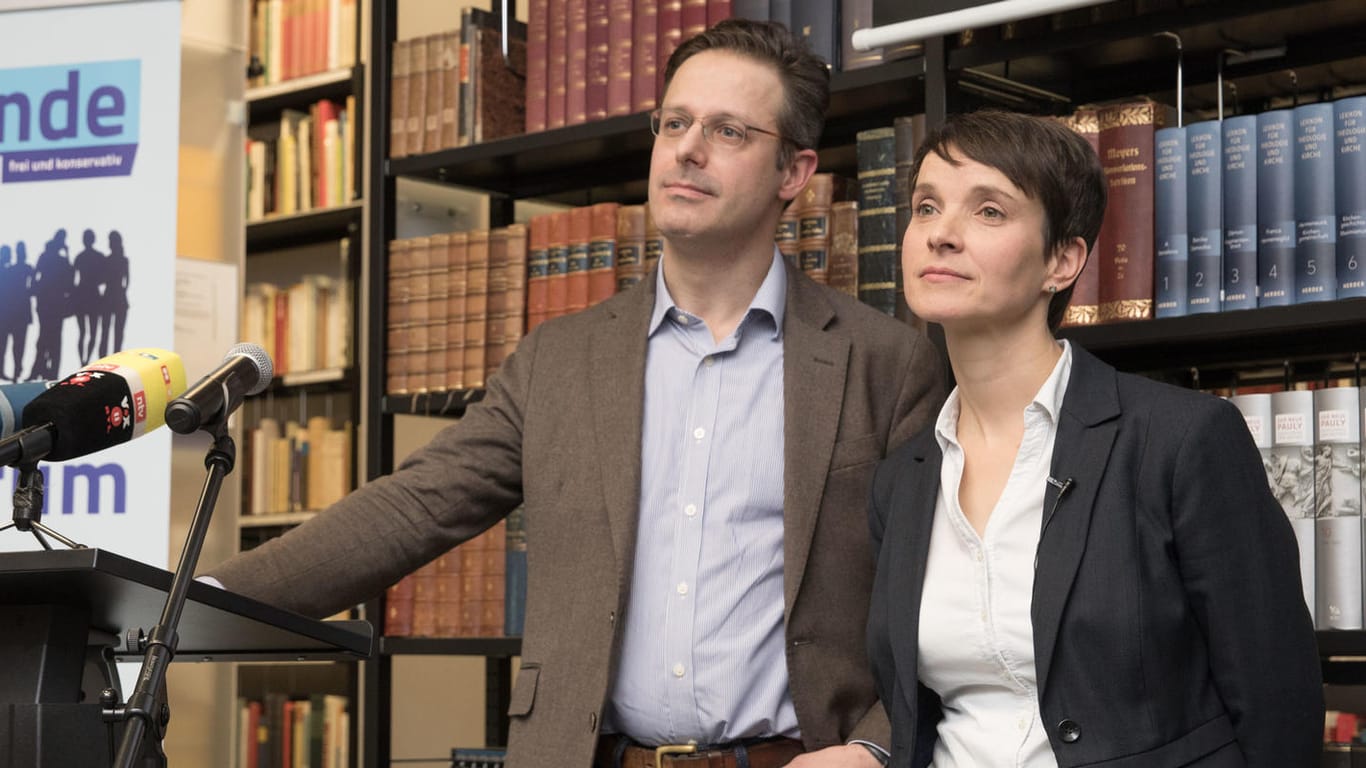 Marcus Pretzell und Frauke Petry: Die beiden ehemaligen AfD-Politiker sind zur "Blauen Partei" gewechselt.