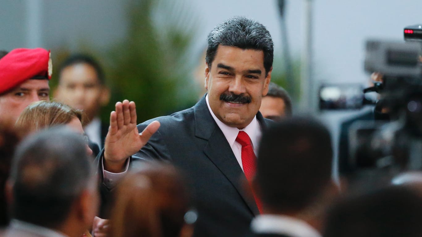 Venezuelas Präsident Nicolás Maduro: "Venezuela darf nicht bedroht werden", sagte der umstrittene Wahlsieger.