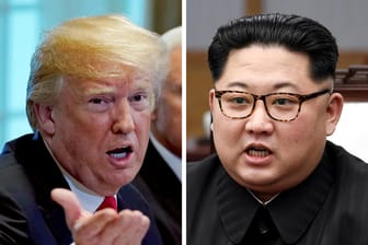 Donald Trump und Kim Jong Un: Das nächste Treffen beider Staatschefs im Juni droht zu scheitern.