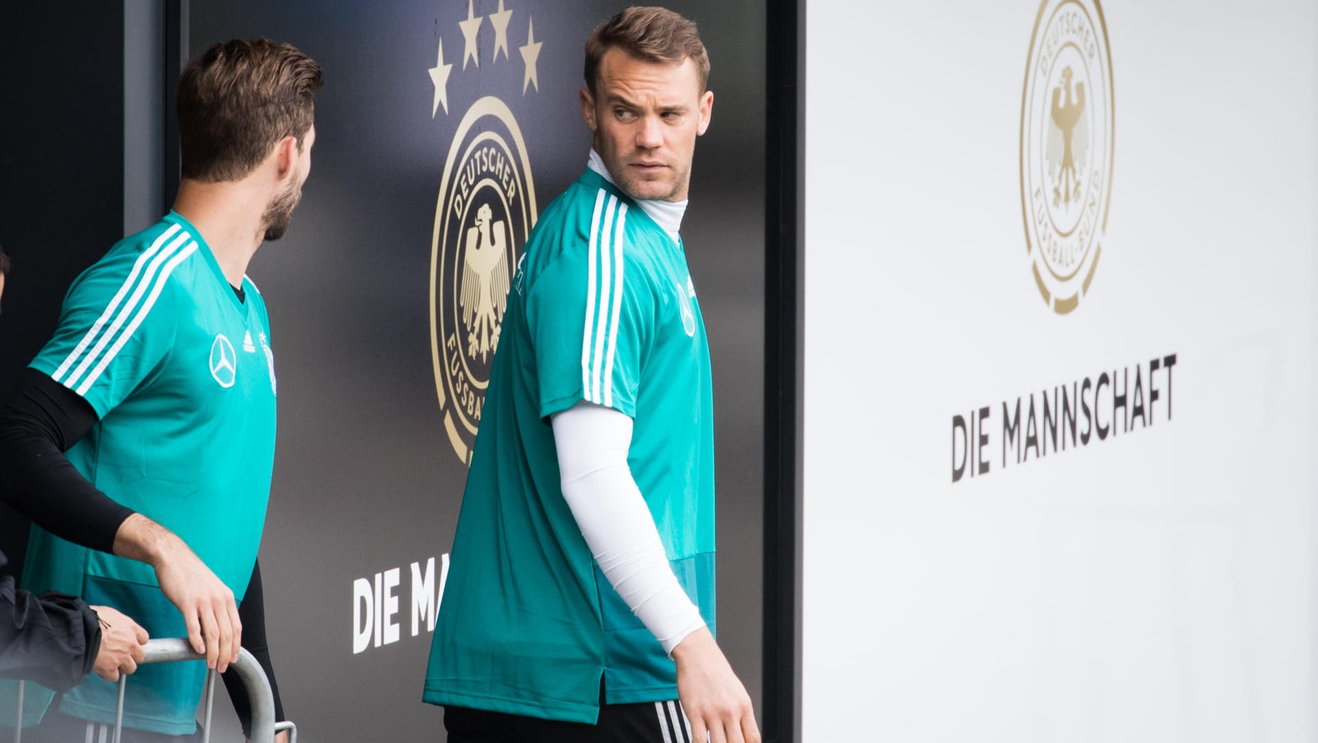 Wackelkandidat? Manuel Neuer im DFB-Trainingslager in Eppan.