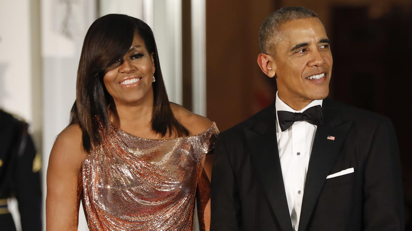 Michelle und Barack Obama: Das Paar gab sich 1992 das Jawort.
