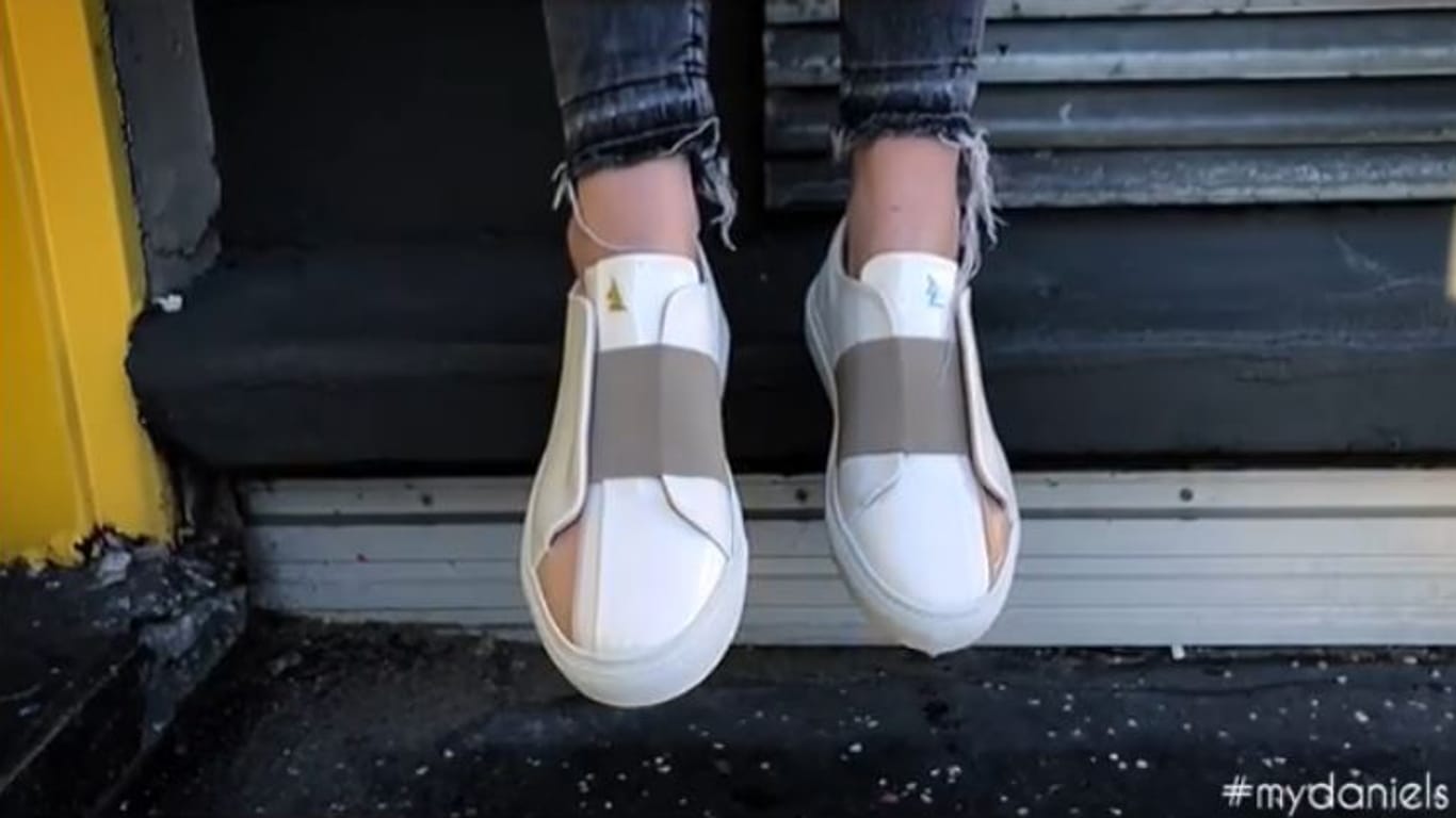 Ein Modell der minimalistischen Schuhe von Daniel Essa: Sie kosten zwischen 300 und 400 Euro.