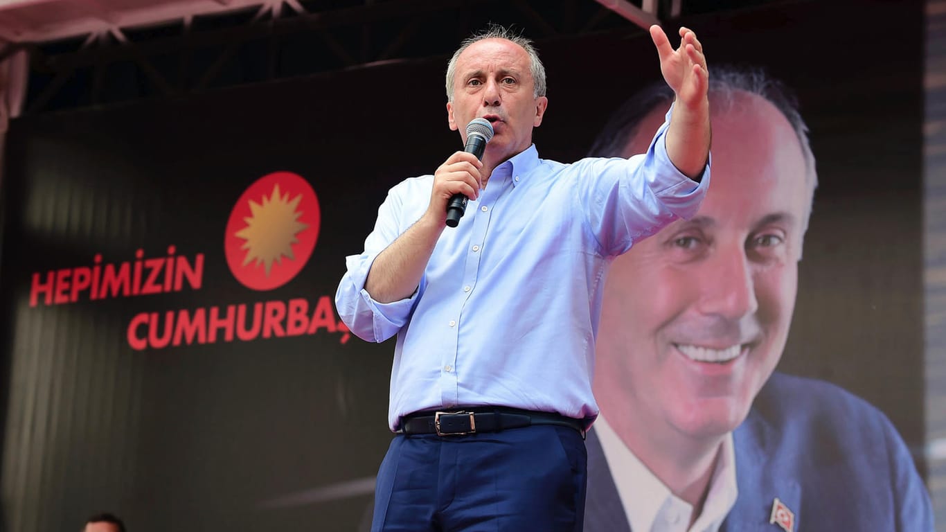 Muharrem Ince: Der Präsidentschaftskandidat der Oppositionspartei CHP gilt als Erdogans aussichtsreichster Gegenkandidat für die Wahl am 24. Juni.