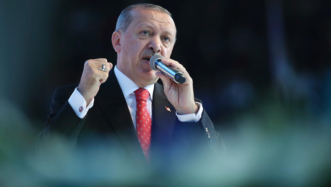 Der türkische Präsident Recep Tayip Erdogan: "Wir werden nicht aufhören, zum beiderseitigen Nutzen den EU-Beitrittsprozess zu verfolgen."