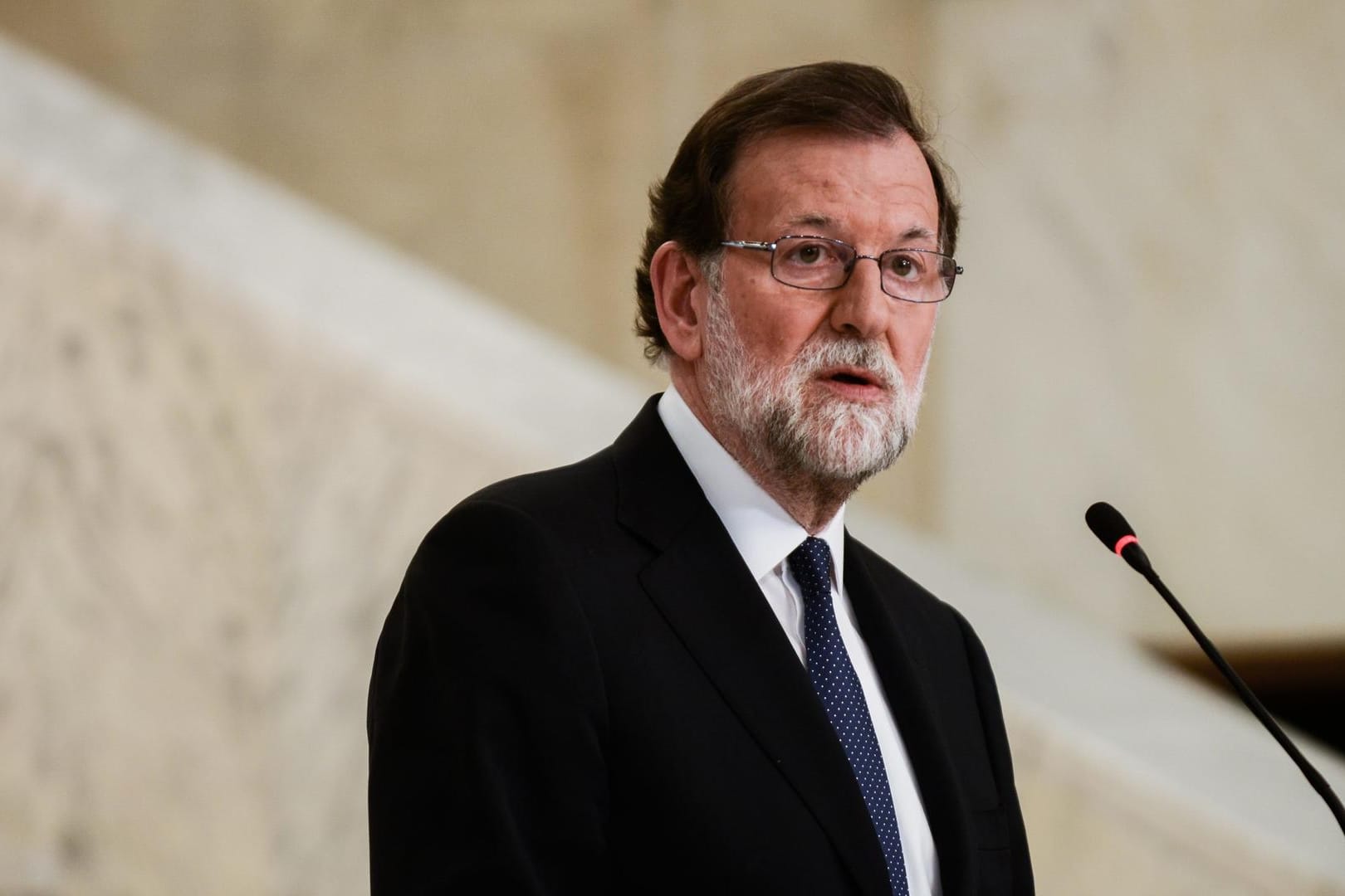 Der spanische Regierungschef Mariano Rajoy: Der Korruptionsskandal seiner Partei könnte sein Ende bedeuten.