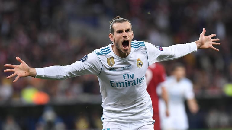 Der Mann des Endspiels: Real-Star Gareth Bale erzielt im Finale gegen die Reds einen Doppelpack.