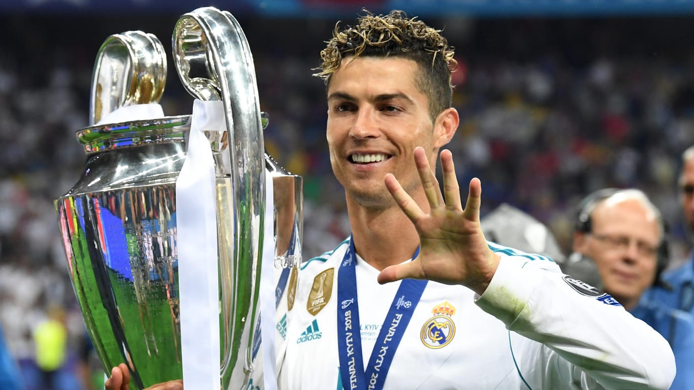 Cristiano Ronaldo feiert den Sieg in der Königsklasse: Es könnte sein letzter Titel mit Real sein.