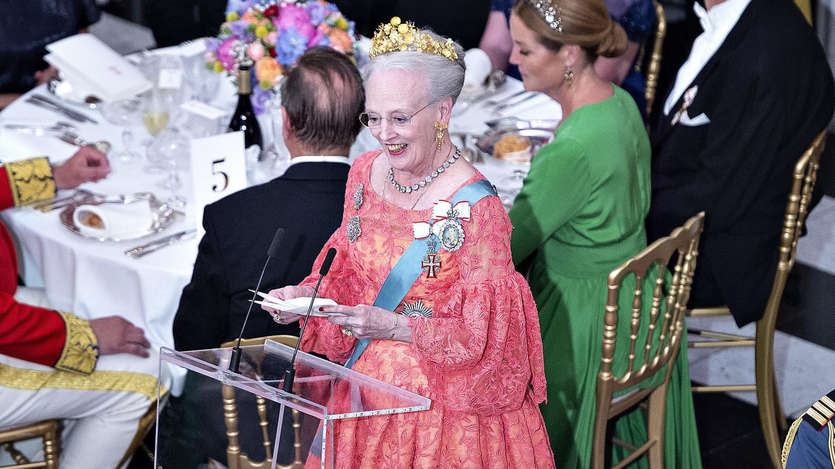 Dänemarks Königin Margrethe: "Papa ist stolz auf dich", sagt sie in der Geburtstagsrede auf ihren Sohn.