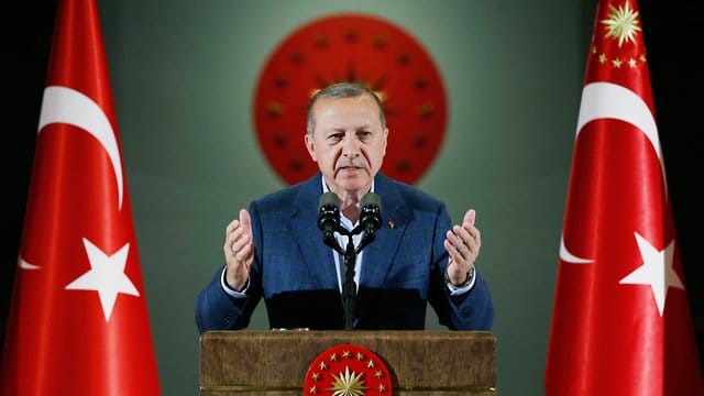 Präsident Erdogan am 19. Präsident Erdogan am 19.