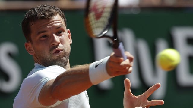Grigor Dimitrow setzte sich in der ersten Runde klar mit 3:0 in Sätzen gegen den Ägypter Mohamed Safwat durch.