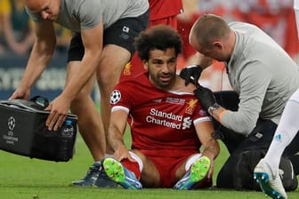 Glück im Unglück: Mohamed Salah hat sich "nur" eine Bänderverletzung zugezogen und darf weiter auf seine WM-Teilnahme hoffen.