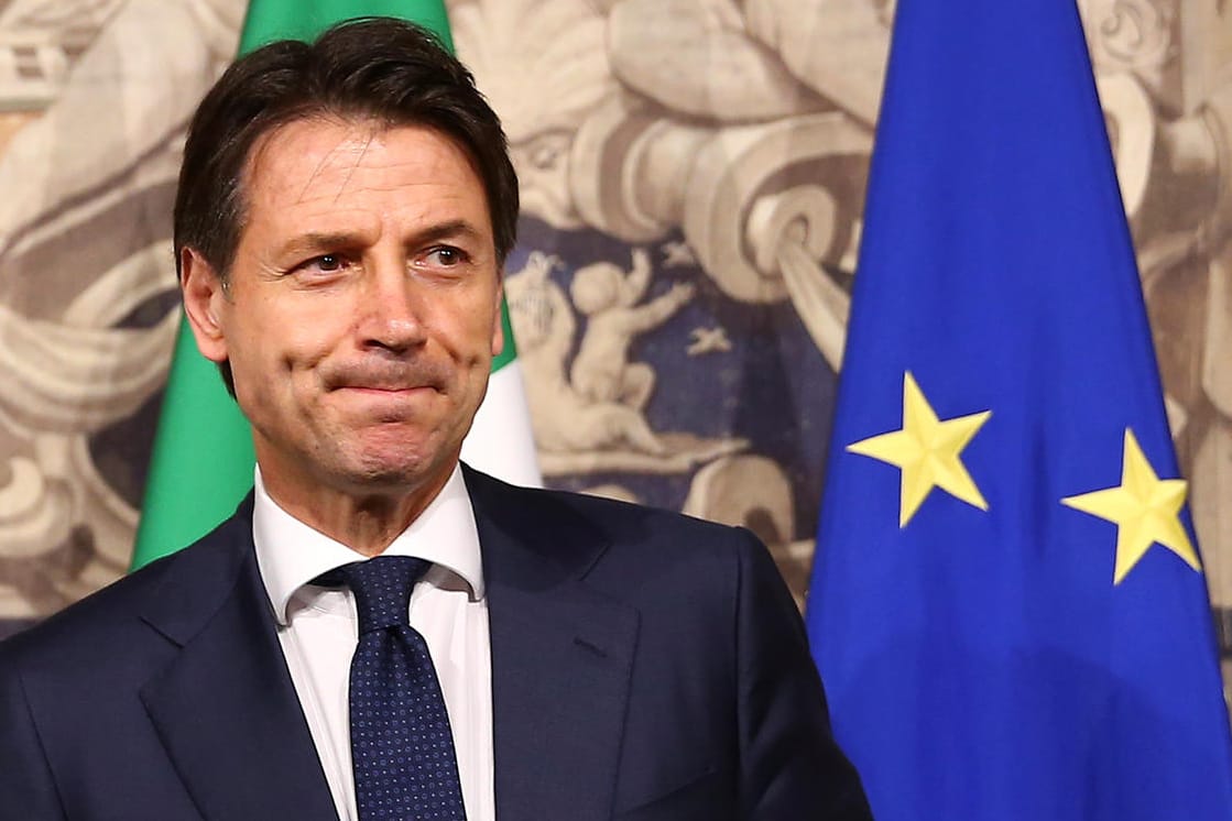 Giuseppe Conte: Er hat seinen Auftrag zur Regierungsbildung in Italien zurückgegeben.