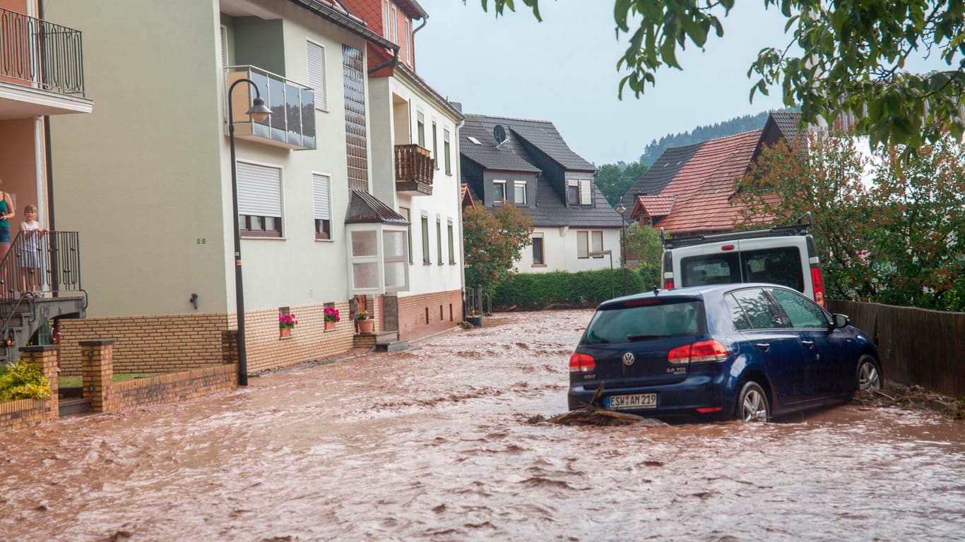 Unwetter in Hessen