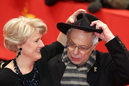 Kulturstaatsministerin Monika Grütters (CDU) und der Berlinale-Direktor Dieter Kosslick bei den Filmfestspielen (2015).