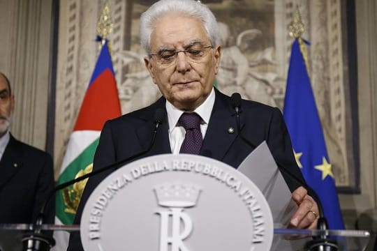 Italiens Präsident Sergio Mattarella.