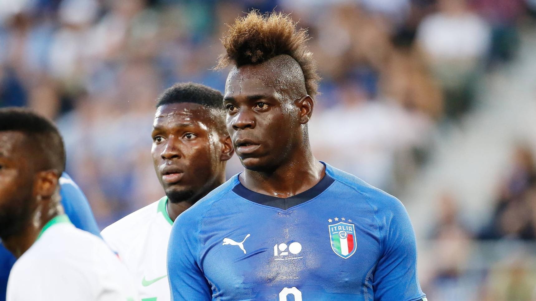 Mario Balotelli: Der Stürmer von Nizza lief erstmals seit 2014 wieder für Italien auf.