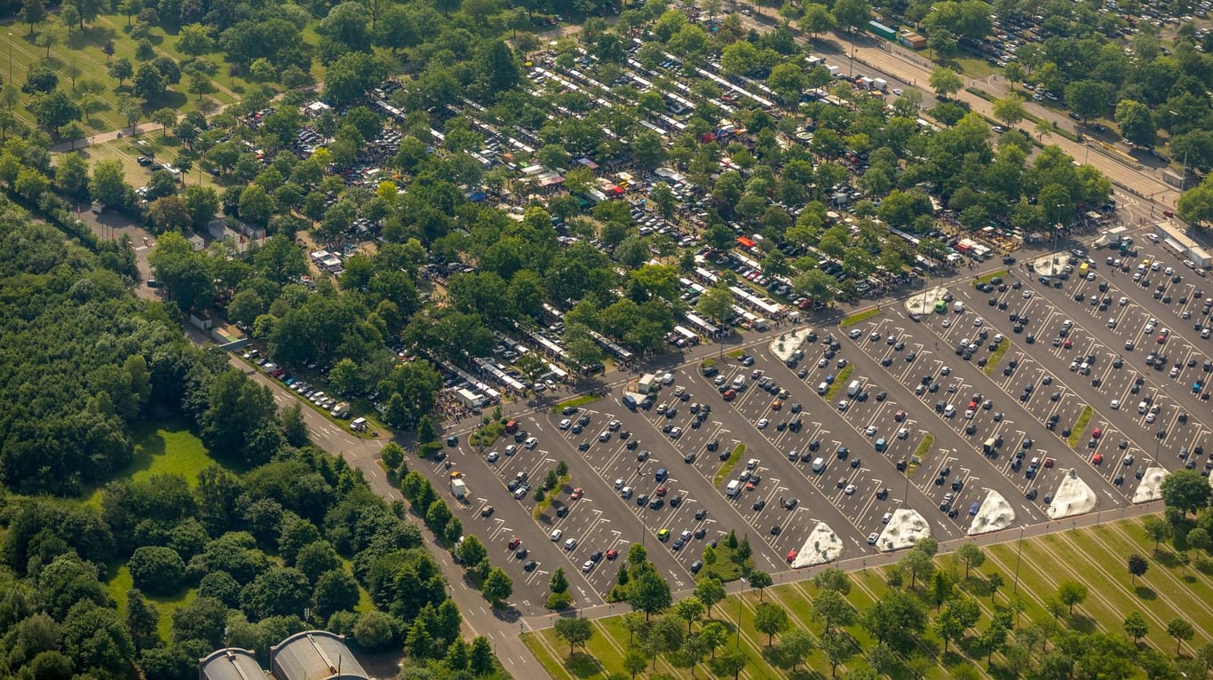 Messeparkplatz der Messe Düsseldorf