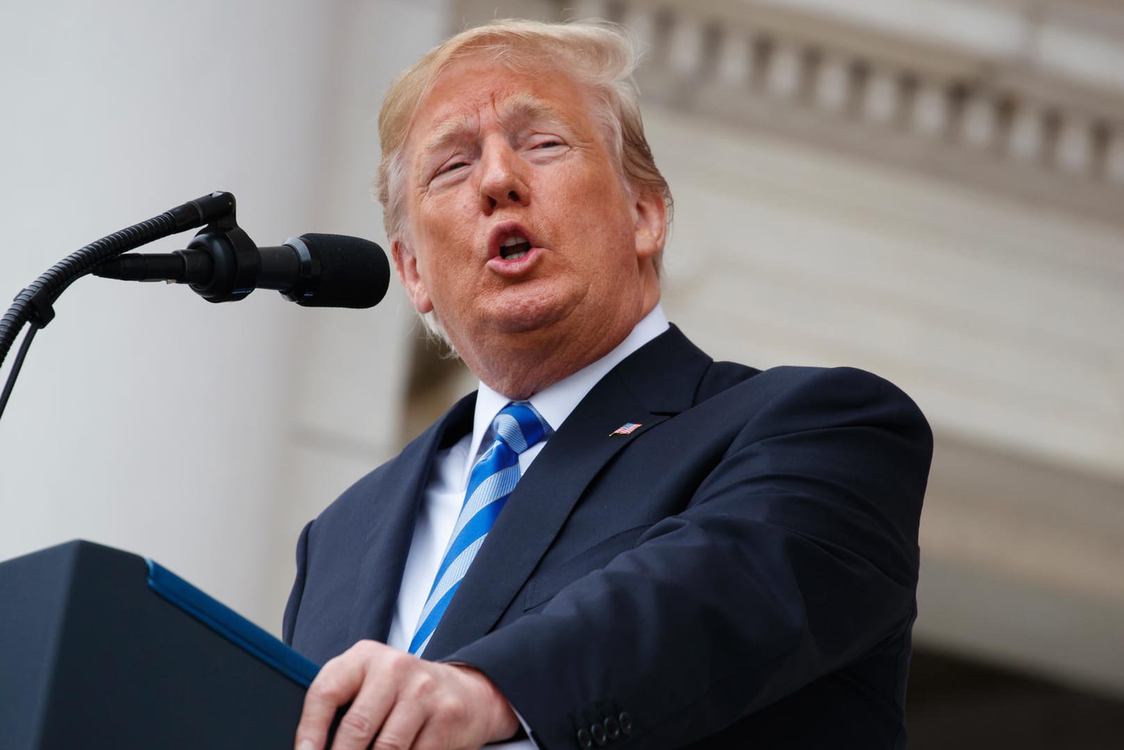 US-Präsident Donald Trump: Ruanda wehrt sich mit Schutzzöllen gegen billige Altkleiderimporte aus den USA.