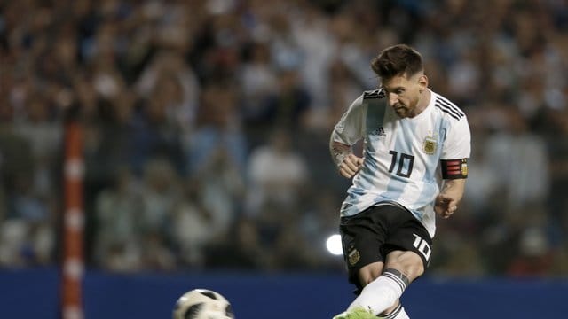 Traf auch aus elf Metern: Argentiniens Superstar Lionel Messi.