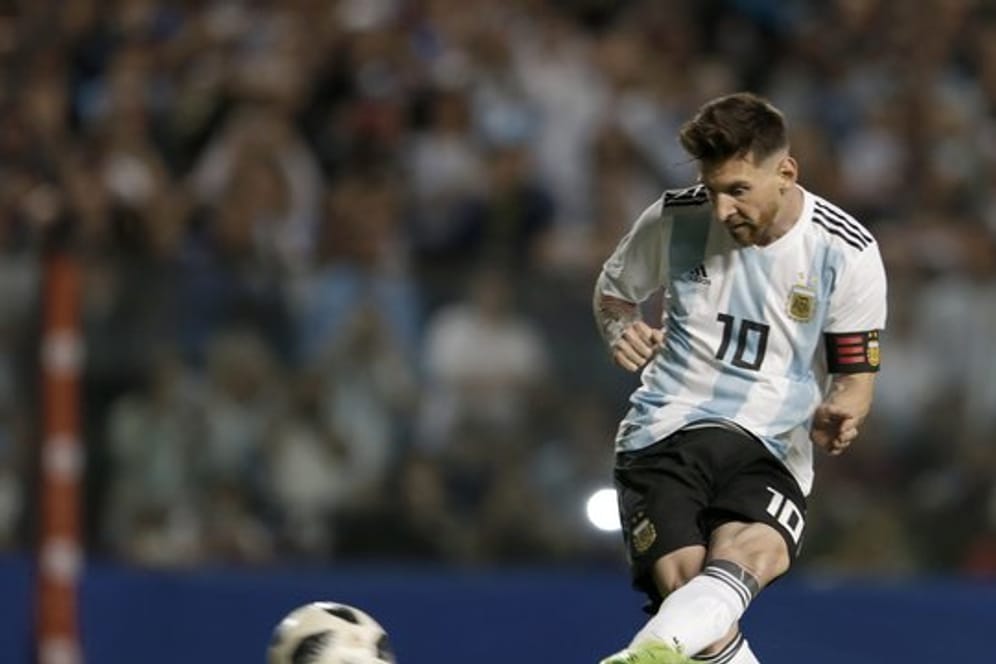 Traf auch aus elf Metern: Argentiniens Superstar Lionel Messi.