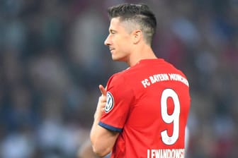 Robert Lewandowski bei der 1:3-Niederlage im DFB-Pokalfinale gegen Eintracht Frankfurt. Der Stürmer ist unzufrieden beim deutschen Rekordmeister.