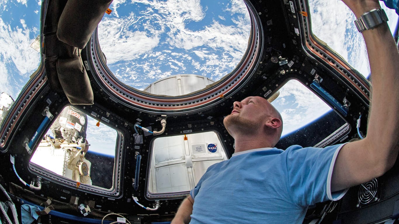 Alexander Gerst auf der ISS: Der Esa-Astronaut war 2014 schon einmal auf der Raumstation.