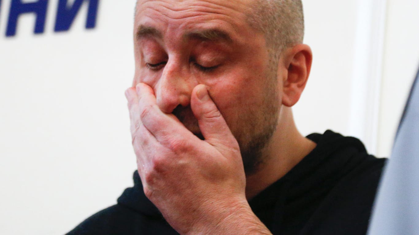 Arkadi Babtschenko während einer Pressekonferenz in Kiew: Der vorgetäuschte Mord soll seit Monaten geplant worden sein.