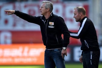 Vom Co- zum Cheftrainer: Henrik Pedersen (r., hier an der Seite von Jens Keller), bisher Assistent beim 1. FC Union Berlin, wird ab der neuen Saison Braunschweig-Coach.