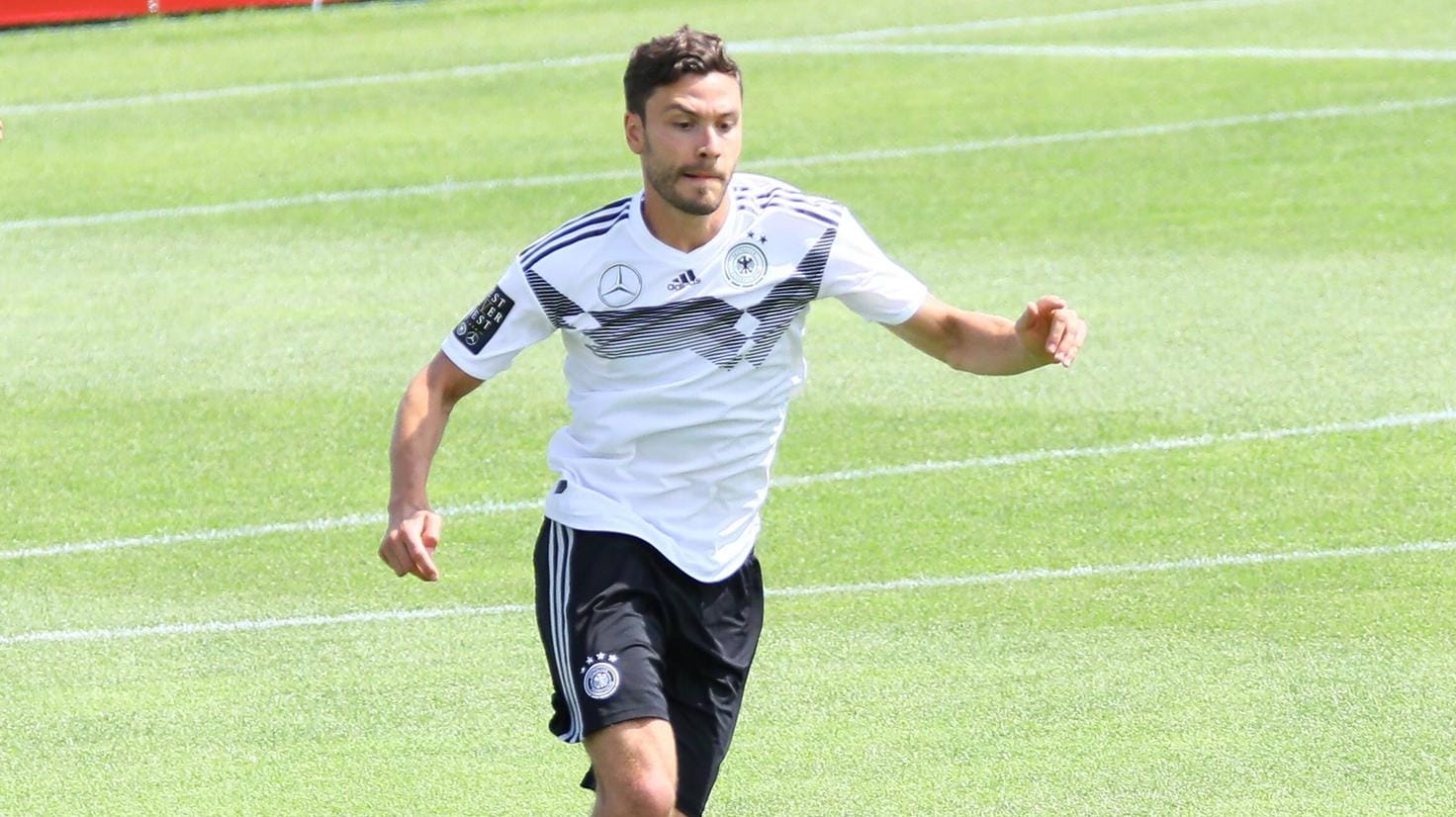 Jonas Hector: Im Trainingslager der Deutschen Nationalmannschaft bereitet er sich auf Russland vor.