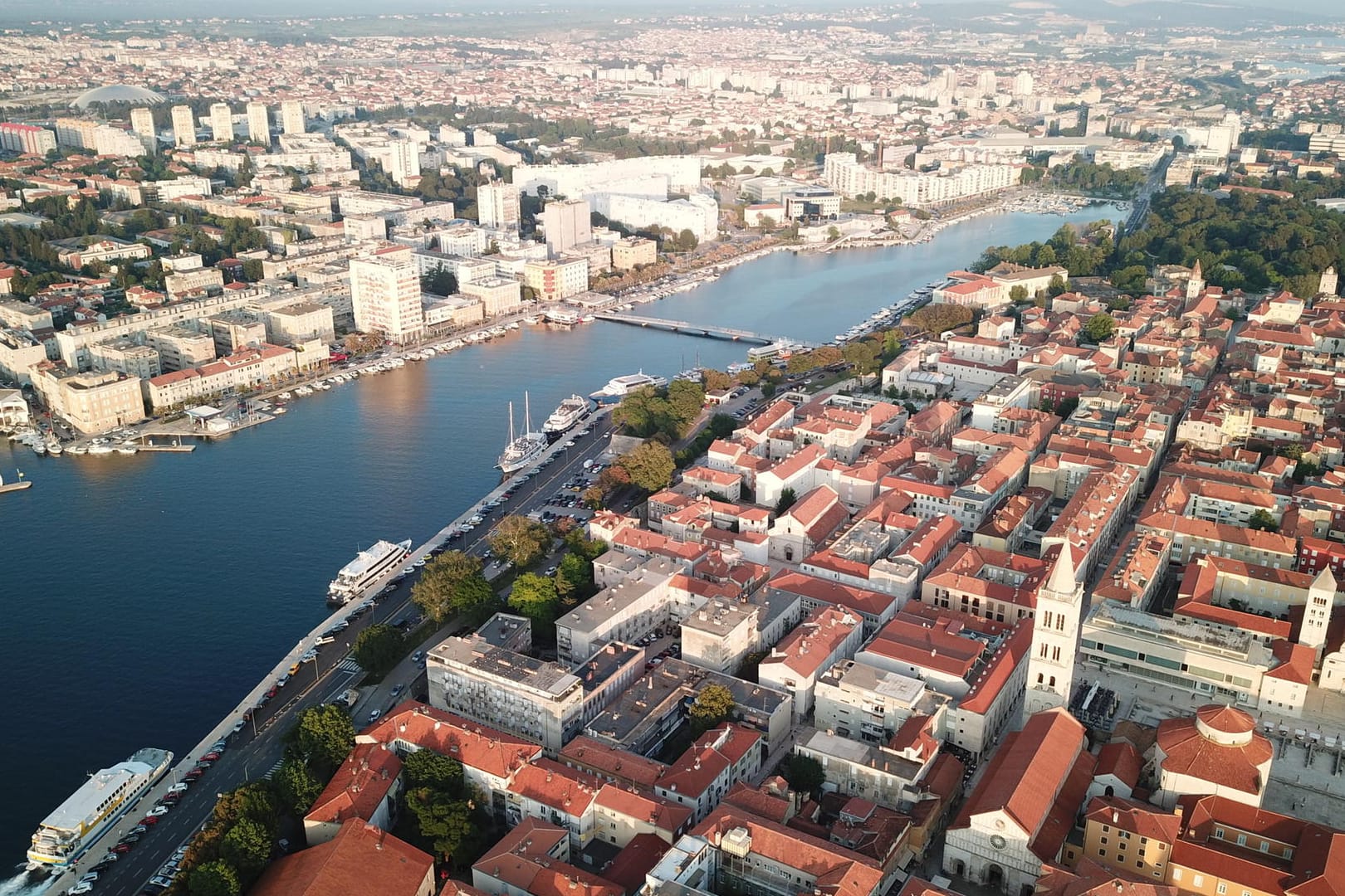 Zadar in Kroatien: Die beiden verletzten Kinder sind in einem dortigen Krankenhaus versorgt worden.