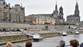 Blick auf Dresden: Vom Boot der Elbdampfer hat man einen wunderbaren Blick auf die barocke Altstadt.