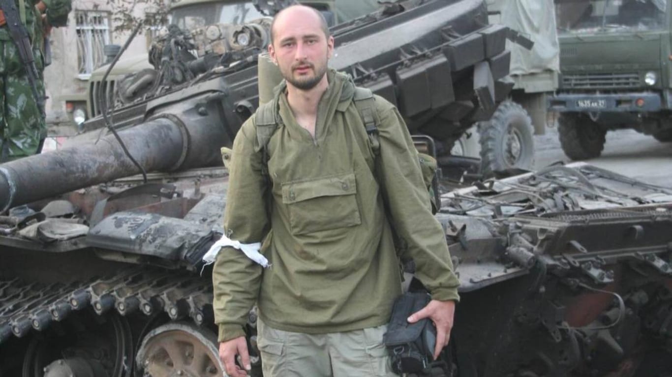 Babtschenko 2008 in Georgien: Damals schrieb der ehemalige Soldat für die renommierte russische Zeitung "Novaya Gazeta".