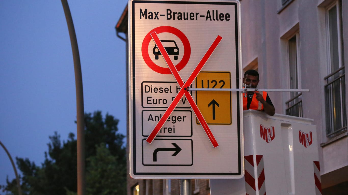 Diesel-Fahrverbote in Hamburg