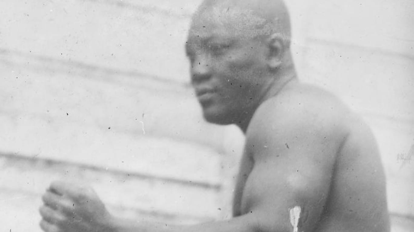 Boxer Jack Johnson: Diese Aufnahme zeigt ihn im Jahr 1900.