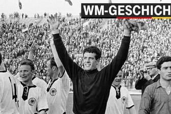 Überraschung: Fahrian mit der deutschen Mannschaft bei der WM 1962 in Chile.