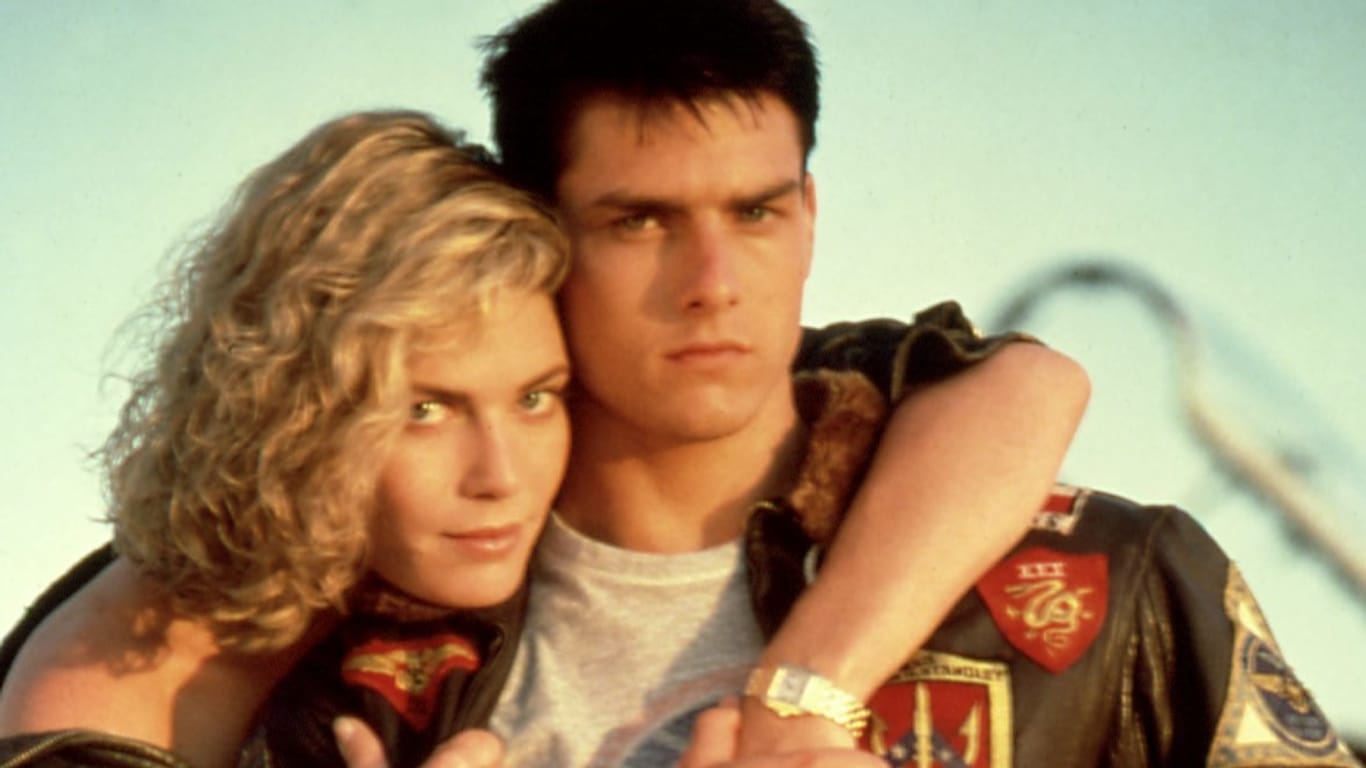 Tom Cruise und Kelly McGillis: Sie spielten das Liebespaar in "Top Gun".