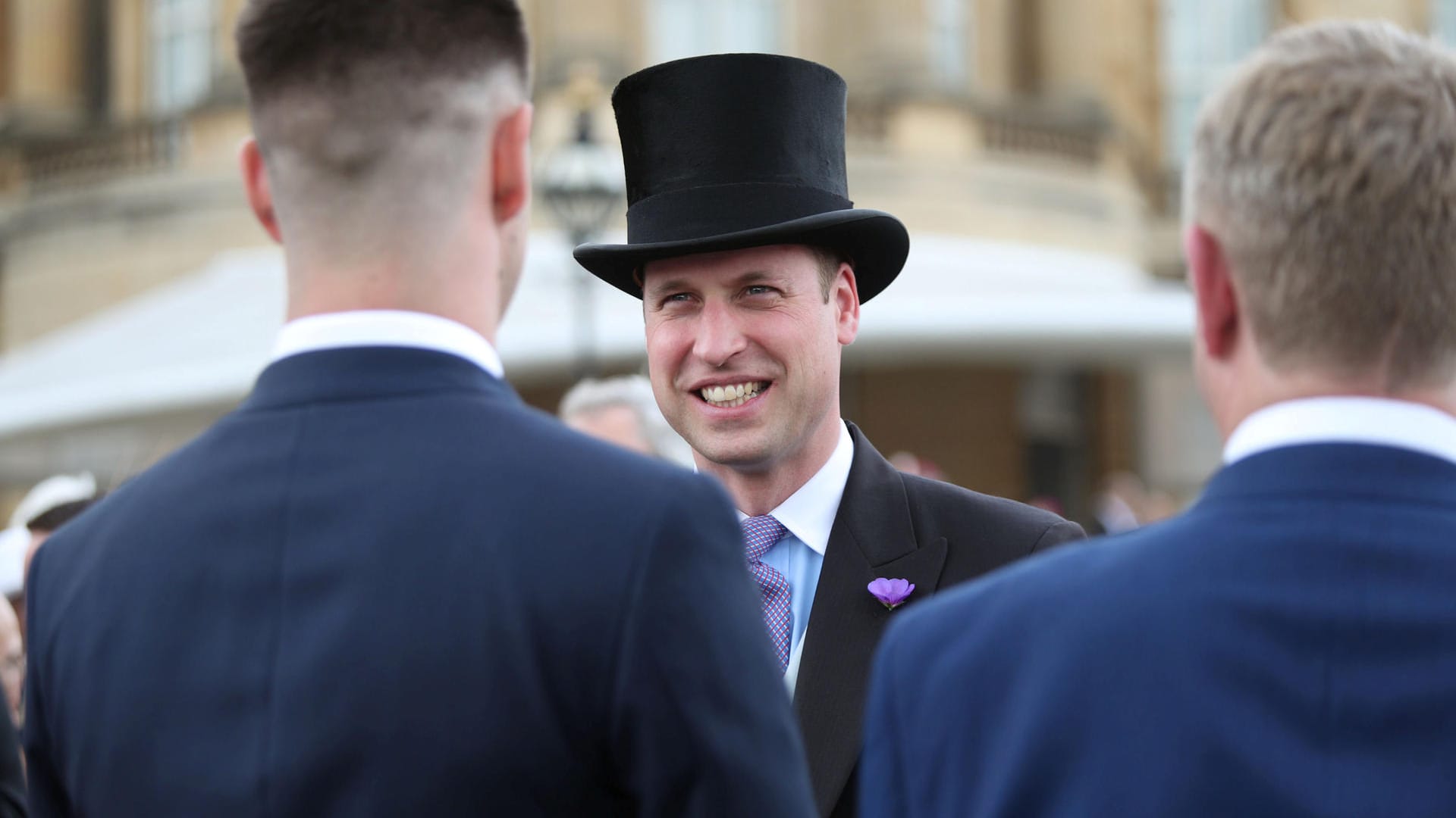 Auch unter den Partygästen: Prinz William.