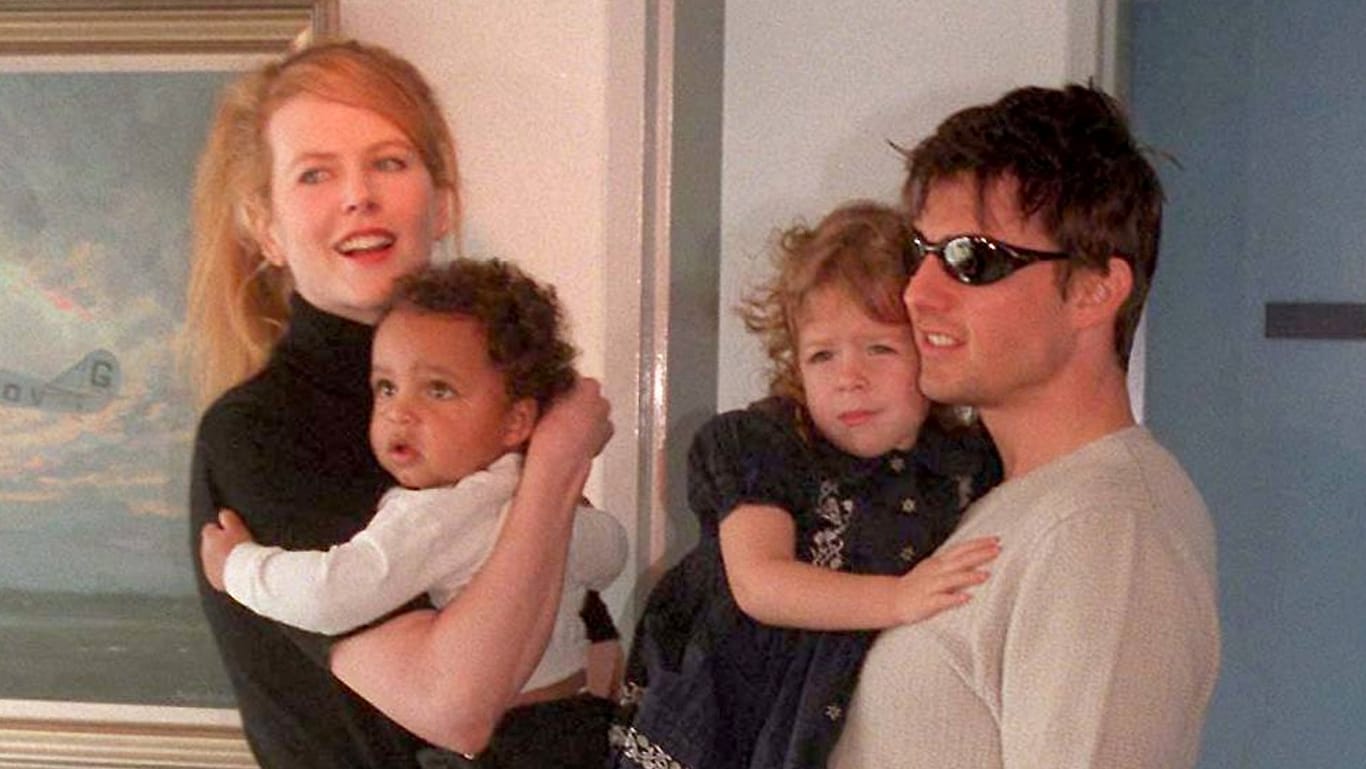 Adoption sei Dank: Nicole Kidman und Tom Cruise mit ihren Kindern Connor und Isabella Jane.