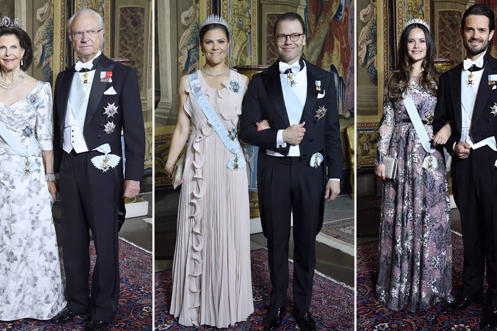 Schweden-Royals: Nur Prinzessin Madeleine und ihr Ehemann Chris fehlten mal wieder.