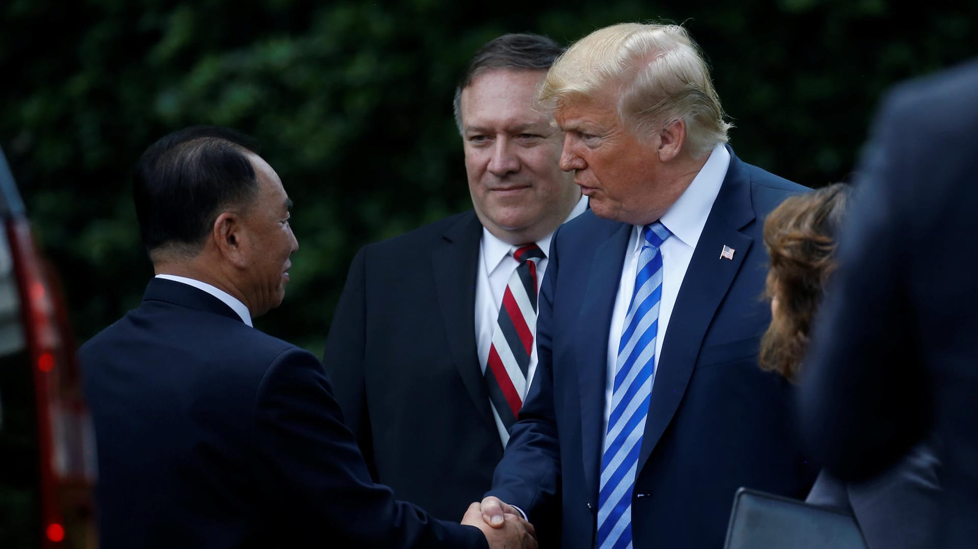 Donald Trump mit Kim Jong Chol: Der US-Präsident empfing den Unterhändler von Kim Jong Un im Weißen Haus. Donald Trump mit Kim Jong Chol: Der US-Präsident empfing den Unterhändler von Kim Jong Un im Weißen Haus.