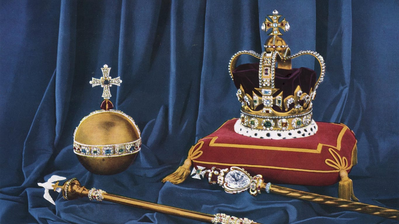 "Crown of England": Die Edwardskrone wird nur für den eigentlichen Krönungsakt benutzt.