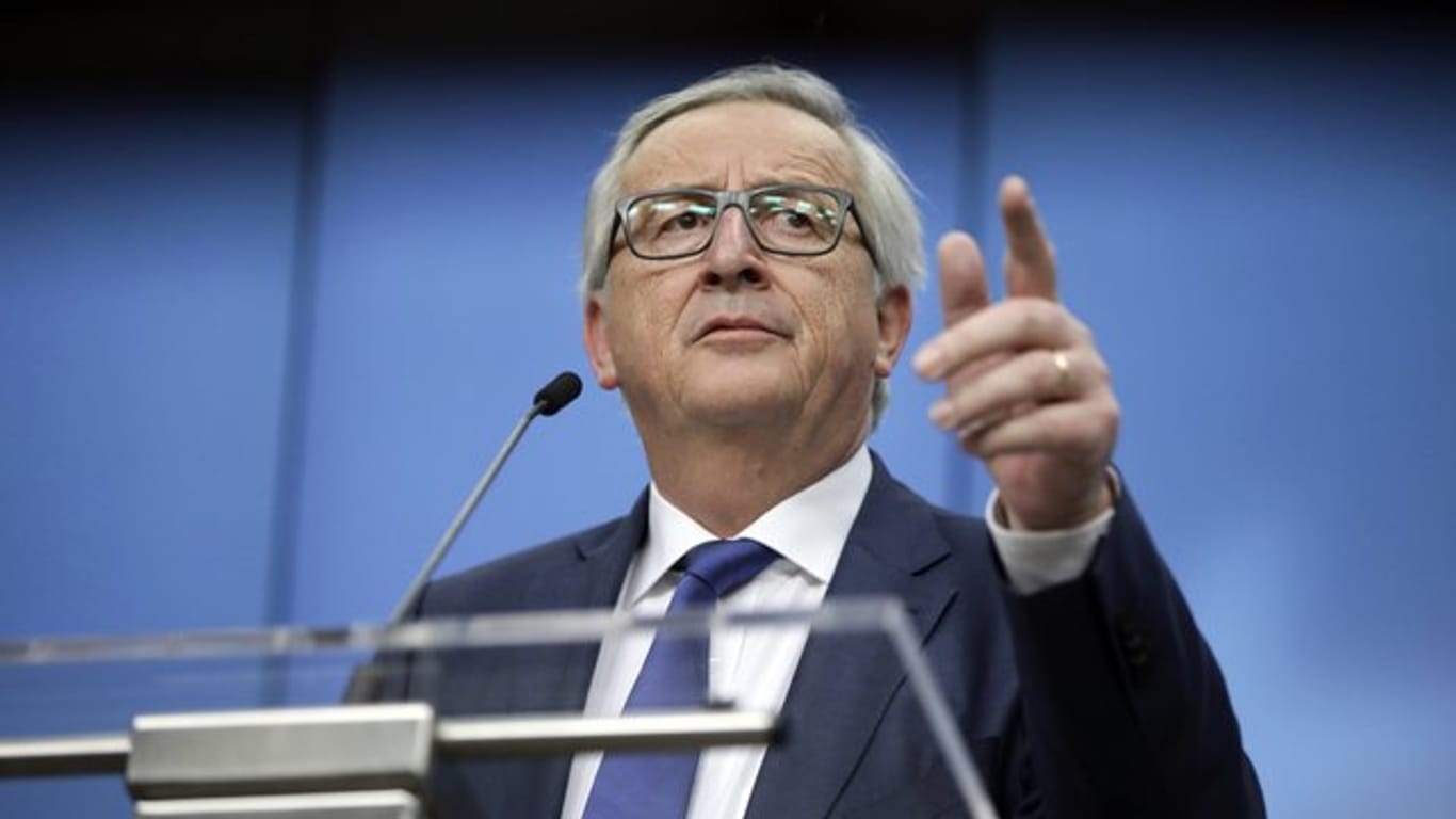 EU-Kommissionspräsident Jean-Claude Juncker: "Jene, die in der Migrationskrise viel geleistet haben – Griechenland, Italien, aber vor allem Deutschland – haben die Anerkennung der anderen verdient.