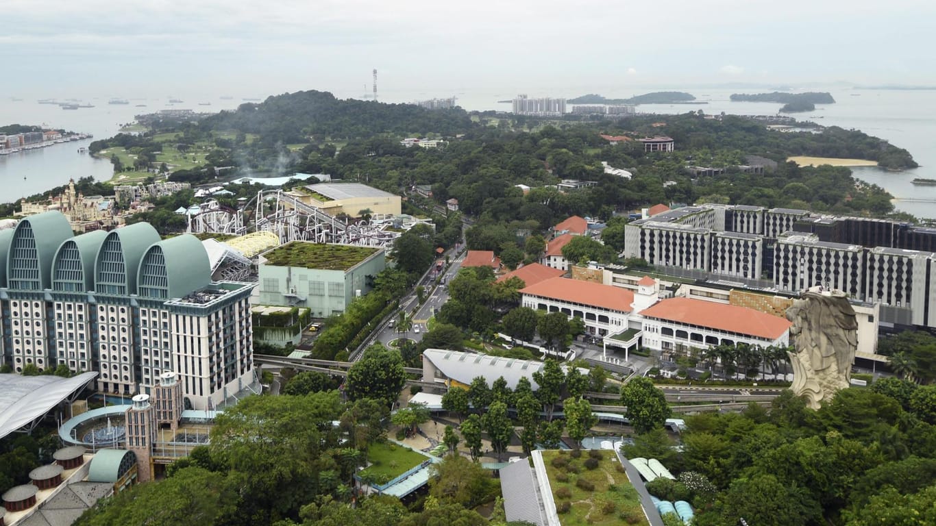 Sentosa: Die zu Singapur gehörende Insel könnte der Ort für das Treffen zwischen Kim und Trump sein.