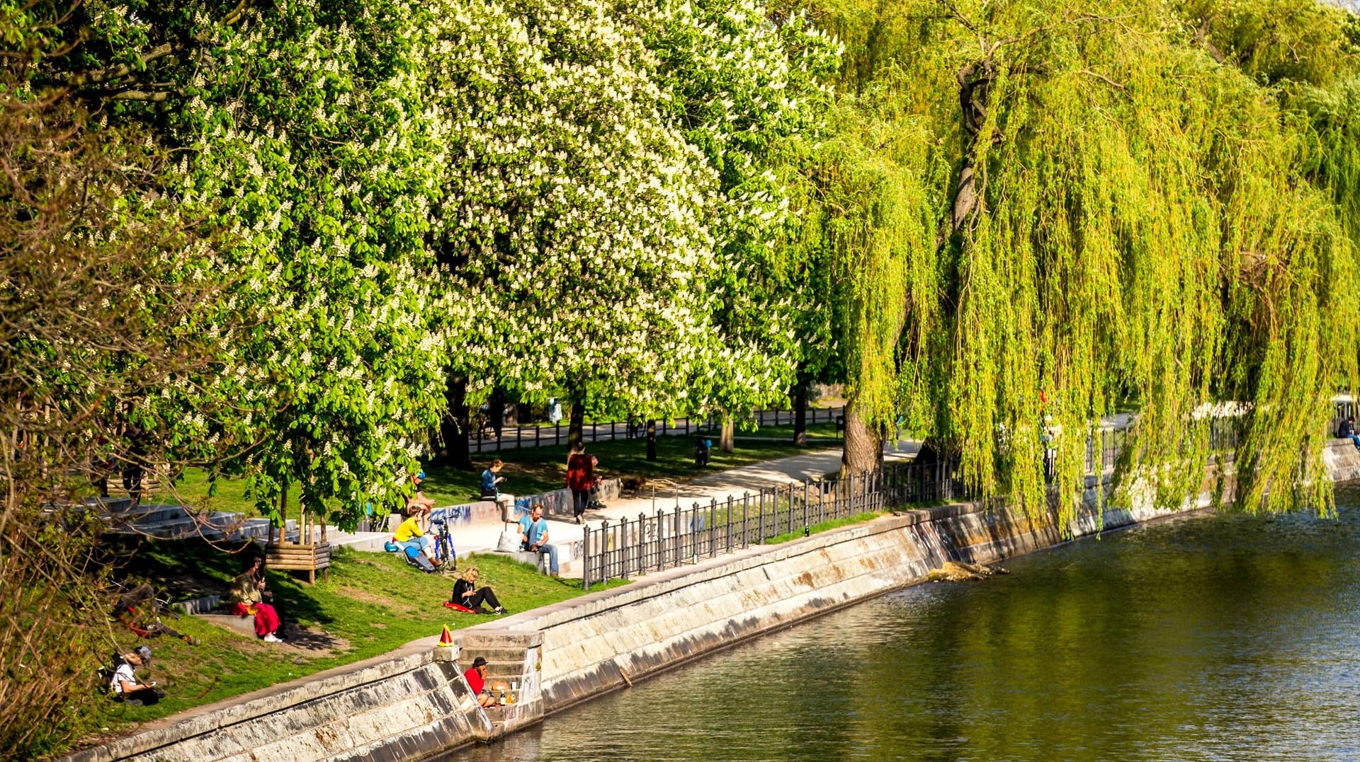Der Landwehrkanal im Berliner Stadtteil Kreuzberg.