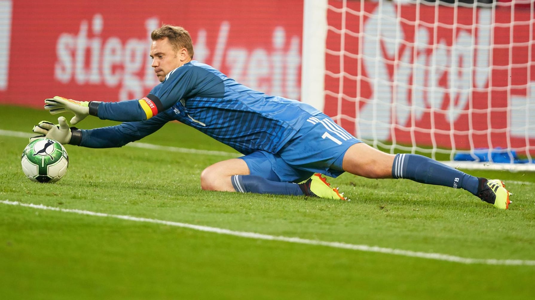 Rückkehrer: Erstmals seit 2016 stand Manuel Neuer wieder im DFB-Tor.